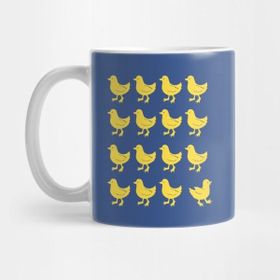 Pixxa Cute Ducklings Pattern Ducks In A Row Rebel Kupa Bardak