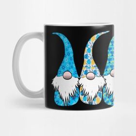 Pixxa Cute Hanukkah Gnomes Kupa Bardak