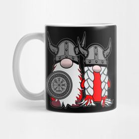 Pixxa Cute Nordic Gnome Viking Kupa Bardak
