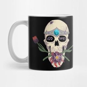 Pixxa D20 Dames Full Skull Logo Kupa Bardak