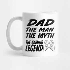 Pixxa Dad The Man The Myth The Gaming Legend Kupa Bardak