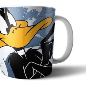 Pixxa Daffy Duck ve Bugs Bunny Kupa Bardak