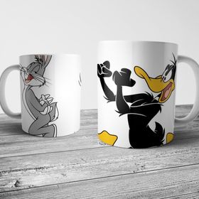 Pixxa Daffy Duck ve Bugs Bunny Kupa Bardak