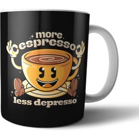 Pixxa Daha Çok Espresso Daha Az Depresyon Kahve Model 1 Kupa Bardak