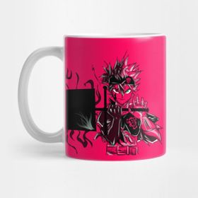 Pixxa Dark Asta The Black Clover Kupa Bardak