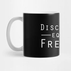 Pixxa Discipline Equals Freedom Kupa Bardak