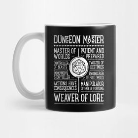 Pixxa Dnd Dungeon Master Kupa Bardak