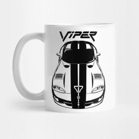 Pixxa Dodge Viper 1996-2002 Black Stripes Kupa Bardak
