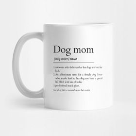 Pixxa Dog Mom Kelime Anlamı Kupa Bardak
