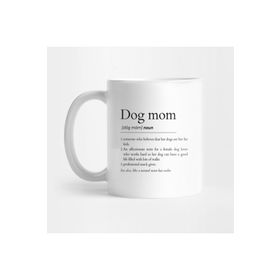 Pixxa Dog Mom Kelime Anlamı Kupa Bardak