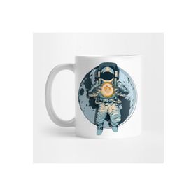 Pixxa Dogecoin Astronaut On Moon Â€“ Doge Coin Hodler Kupa Bardak
