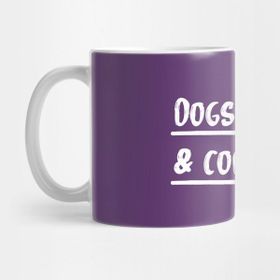 Pixxa Dogs Books Coffee Kupa Bardak