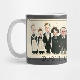 Pixxa Downton Abbey Cartoon Kupa Bardak