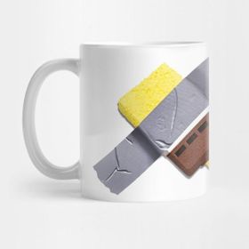Pixxa Duct Tape Sponge Art Kupa Bardak