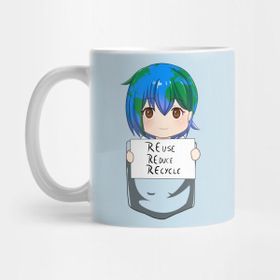 Pixxa Earth Chan Çevreci Kupa Bardak