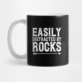 Pixxa Easily Distracted By Rocks Kupa Bardak