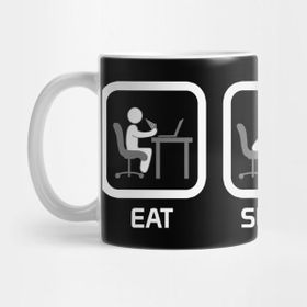 Pixxa Eat Sleep Game Gamer Oyuncu Kupa Bardak