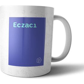 Pixxa Eczacı Tanımı Komik Açık Yeşil Kupa Bardak