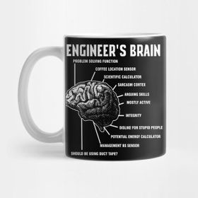 Pixxa Engineers Brain Engineering Engineer Gift Kupa Bardak