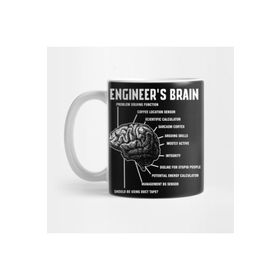 Pixxa Engineers Brain Engineering Engineer Gift Kupa Bardak
