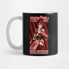 Pixxa Erza Scarlet Fairy Tail Kupa Bardak