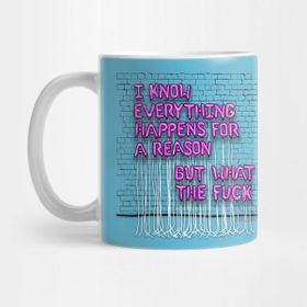Pixxa Everything Happens For A Reason (Pink Letters) Kupa Bardak