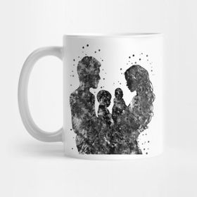 Pixxa Family Mother Father Son And Daughter Aile Kupa Bardak