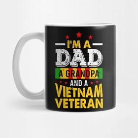Pixxa Fathers Day Gift Proud Soldier Vietnam Veteran Kupa Bardak
