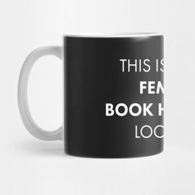 Pixxa Feminist Book Historian White Text Kupa Bardak