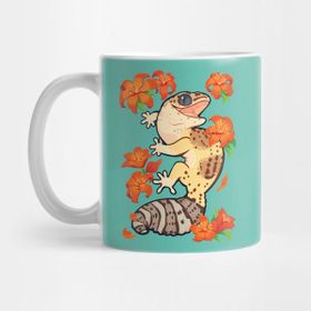 Pixxa Fire Lily Gecko Kupa Bardak