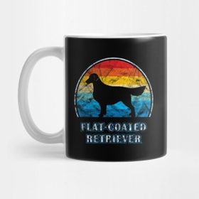 Pixxa Flat-Coated Retriever Vintage Design Dog Kupa Bardak