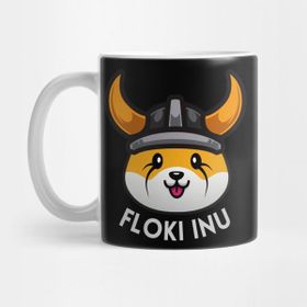 Pixxa Floki Inu Floki Kripto Para Bitcoin Eteryum Dogecoin Kupa Bardak
