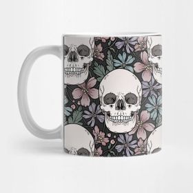 Pixxa Flowery Pattern Kupa Bardak