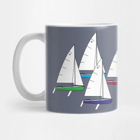 Pixxa Flying Scot Sailboat Kupa Bardak