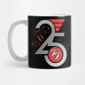 Pixxa Foo Fighters 25 Years Anniversary Art Kupa Bardak