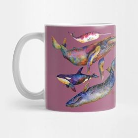 Pixxa Four Whale Quartet A Quartet Of Whales Kupa Bardak