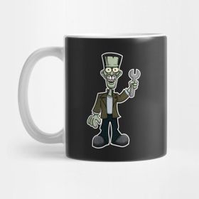 Pixxa Frankenstein With Wrench Kupa Bardak