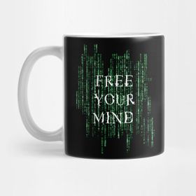 Pixxa Free Your Mind Matrix Kupa Bardak