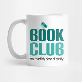 Pixxa Funny Book Club Reading Gift Kupa Bardak