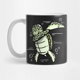 Pixxa Funny Dabbing Sea Turtle Pet Kupa Bardak