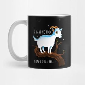 Pixxa Funny Goat Pun Kupa Bardak