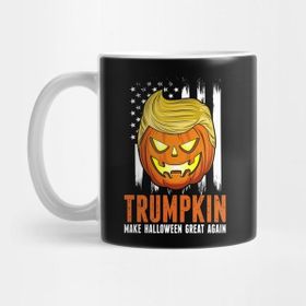Pixxa Funny Trumpkin Make Halloween Great Again Gift Kupa Bardak