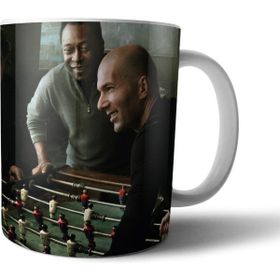 Pixxa Futbolun Efsaneleri Ronaldo Messi Pele Maradona Zidane Kupa Bardak