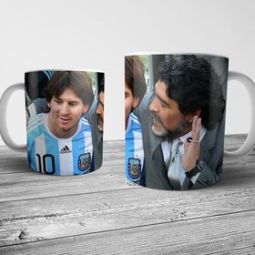 Pixxa Futbolun Efsaneleri Ronaldo Messi Pele Maradona Zidane Kupa Bardak