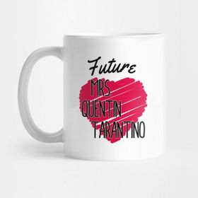 Pixxa Future Mrs Quentin Tarantino Love Heart Kupa Bardak
