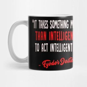 Pixxa Fyodor Dostoyevski Inspirational Quote Kupa Bardak