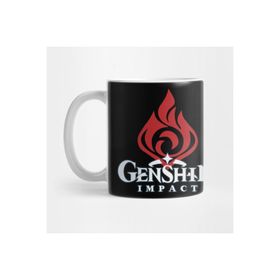 Pixxa Genshin Impact Pyro Logo Kupa Bardak