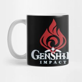 Pixxa Genshin Impact Pyro Logo Kupa Bardak