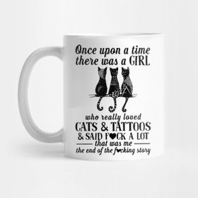 Pixxa Girl Love Cats And Tattoos And Said A Lot Kupa Bardak