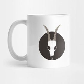 Pixxa Goat Skull Logo Kupa Bardak